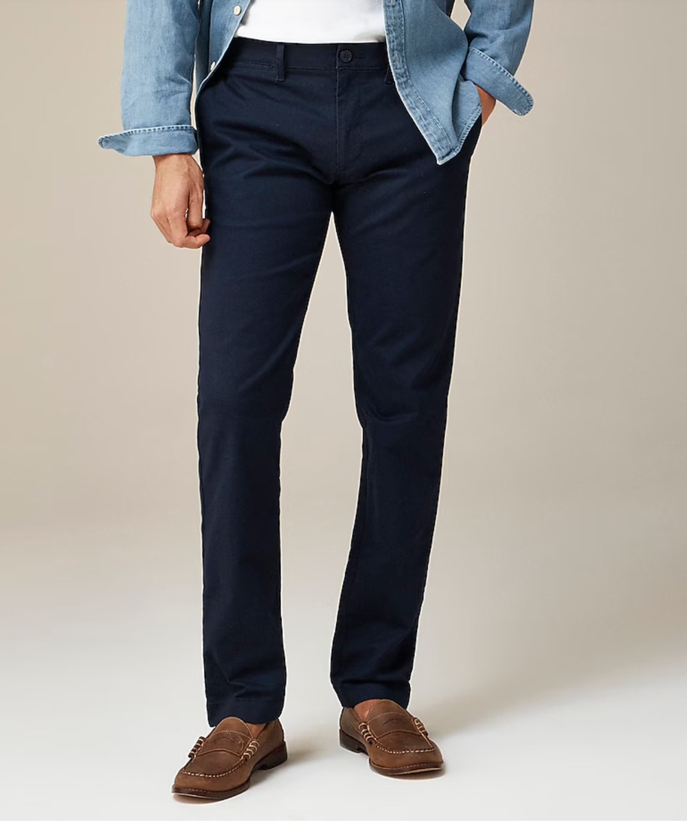 J. Crew 484 Slim Fit Chino Pant 30 x 32 Men NWOT Blue Khaki Trouser J.Crew AR885